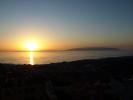 A typical sunset view from the villa